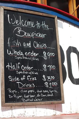 Bowpicker Menu | Astoria Oregon Restaurant