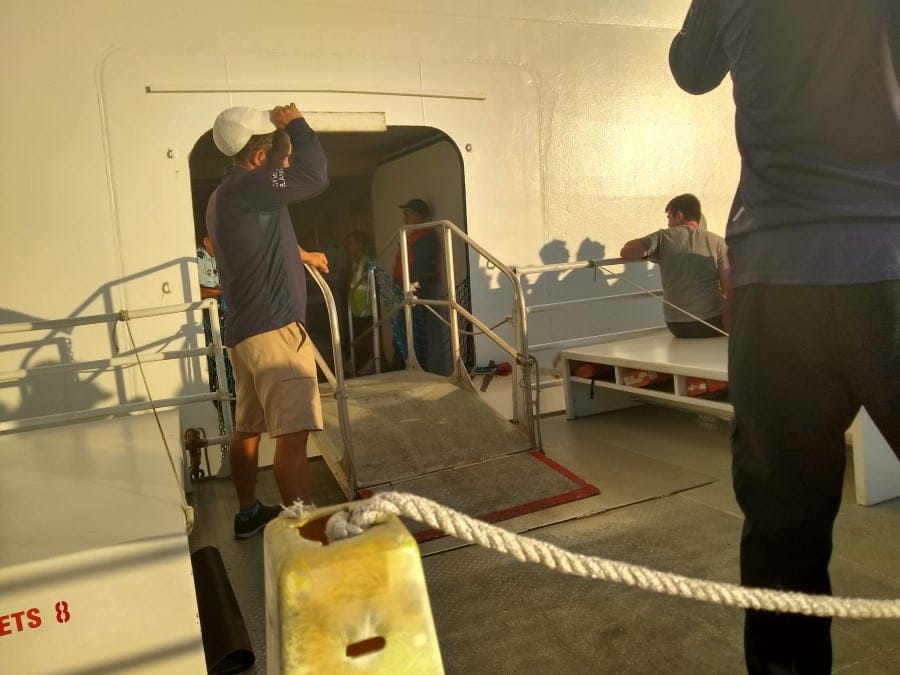 tendering in Grand cayman 1